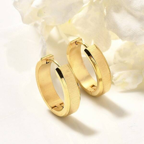 304 Stainless Steel Hoop Earrings for Women