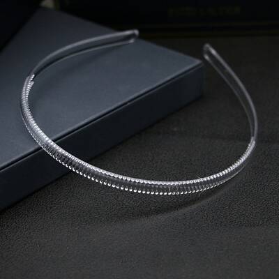Transparent Plastic Hair Band Findings