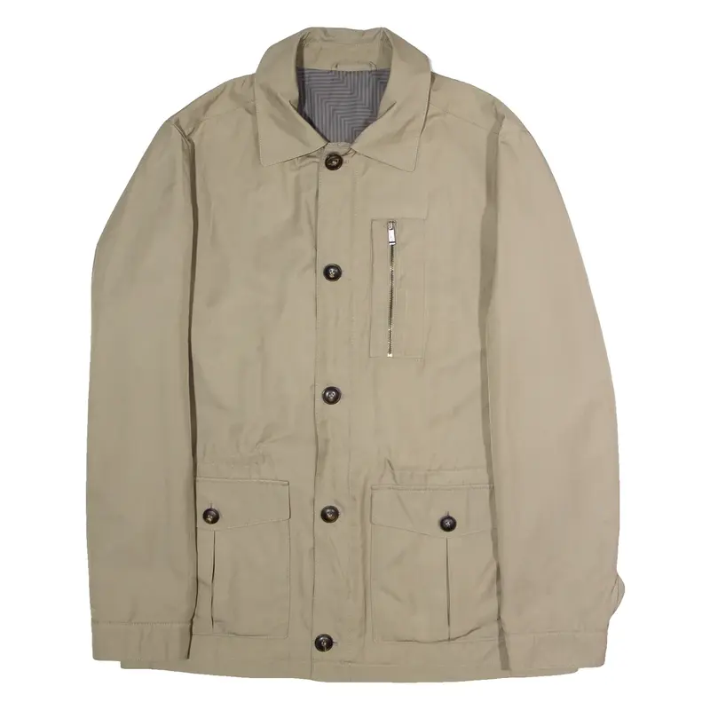 PAL ZILERI Mens Trench Coat Beige L