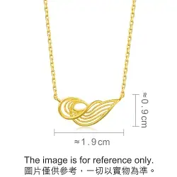 'Taffy' 999.9 Gold Necklace