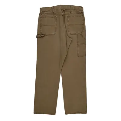 Workwear Unbranded Carpenter Trousers - 34? Waist Brown Cotton