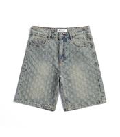 SHION7 Men's Denim Shorts, Relaxed Fit Distressed Jean Short Pants for Men, Breathable Casual Streetwear Shorts, Crafted Knee...