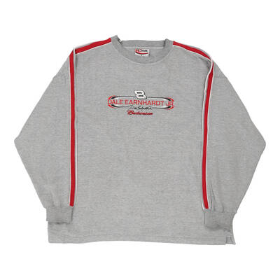 Dale Earnhardt Jr 8 Chase Authentics Nascar Sweatshirt - XL Grey Cotton Blend
