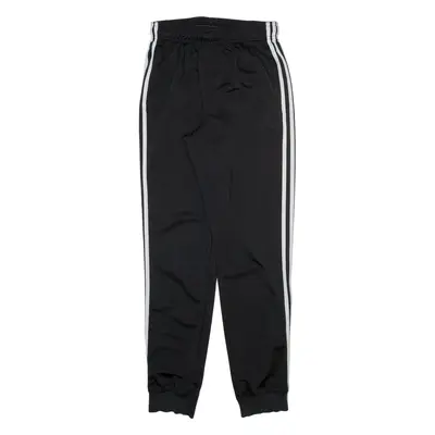 ADIDAS Mens Track Pants Black Tapered S W24 L29