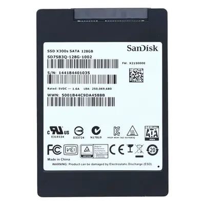 SD7SB3Q-128G-1002 SanDisk X300 128GB 6Gb/s SATA 2.5-Inch Solid State Drive