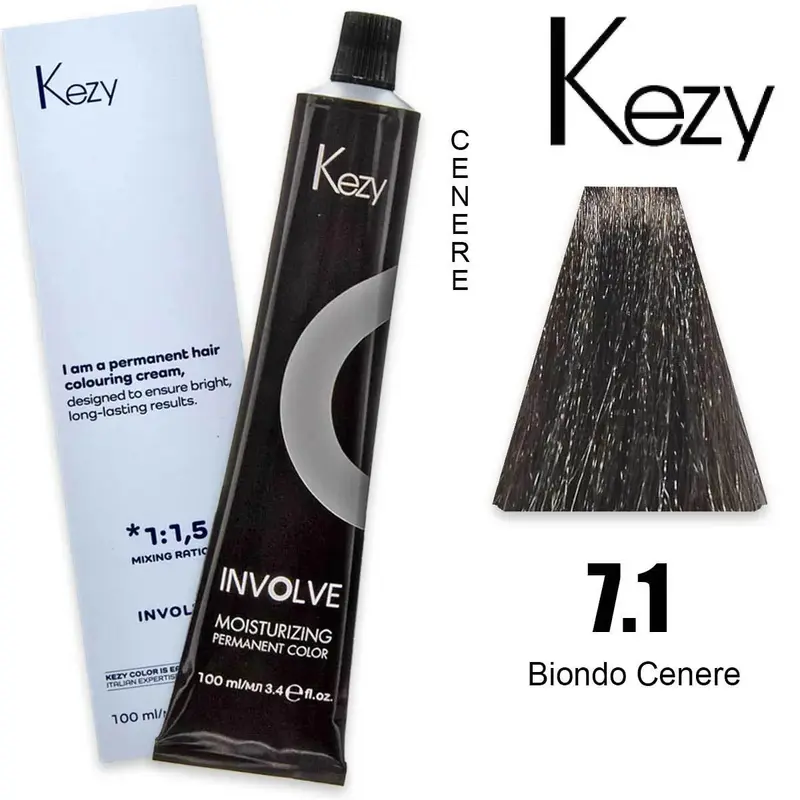 Kezy Involve Color 100 Ml Biondo Cenere 7.1