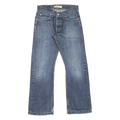 LEVI'S 512 Jeans Mens Blue Regular Bootcut Stone Wash W30 L29