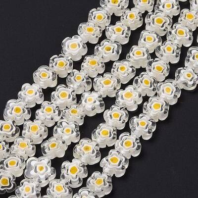 Handmade Millefiori Glass Bead Strands