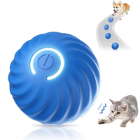 Interactive Dog Toys, 1 Box USB Rechargeable Automatic Moving Bouncing Spin Ball, Electric Durable Active Rolling Gravity Bal...
