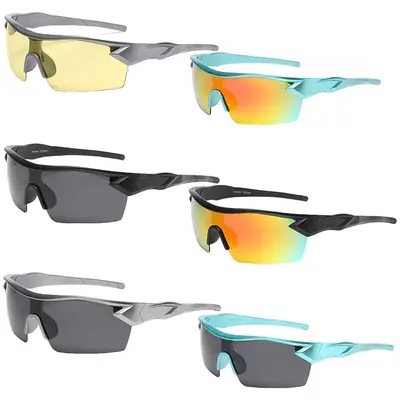 Paleshy 6 Pack HD Polarized Sports Sunglasses for Men and Women, UV400 Protection Cycling Sunglasses, Golfing Running Volleyb...