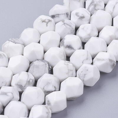 Natural Howlite Beads Strands