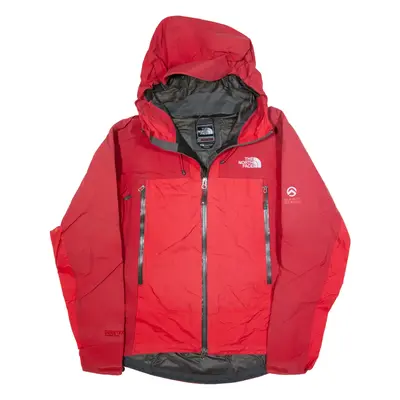 THE NORTH FACE Summit Series Mens Rain Jacket Red Hooded S