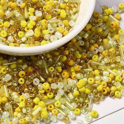 Opaque & Transparent Inside Colours Glass Seed Beads