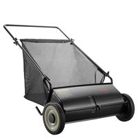 VEVOR Push Lawn Sweeper, 26-inch Leaf & Grass Collector, Strong Rubber Wheels & Heavy Duty Thickened Steel, Durable to Use wi...