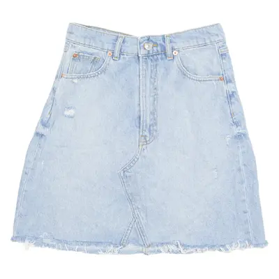 ZARA Womens Mini Skirt Blue Short S