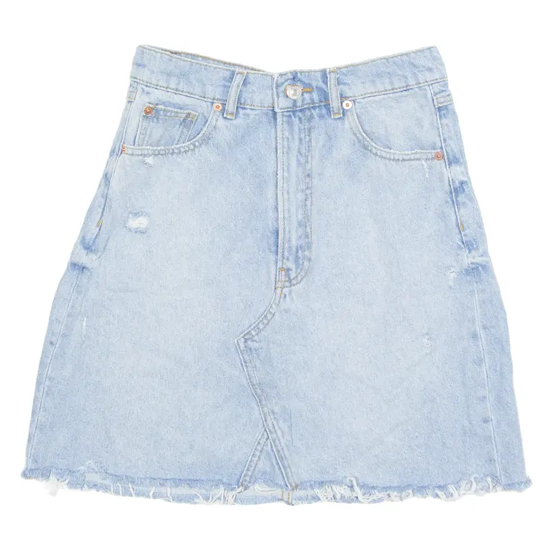 ZARA Womens Mini Skirt Blue Short S