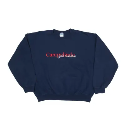 GILDAN Campolindo Girls Basketball Sweatshirt Blue Womens XL