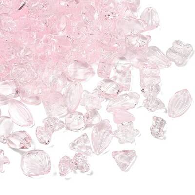 Gradient Color Transparent Glass Beads