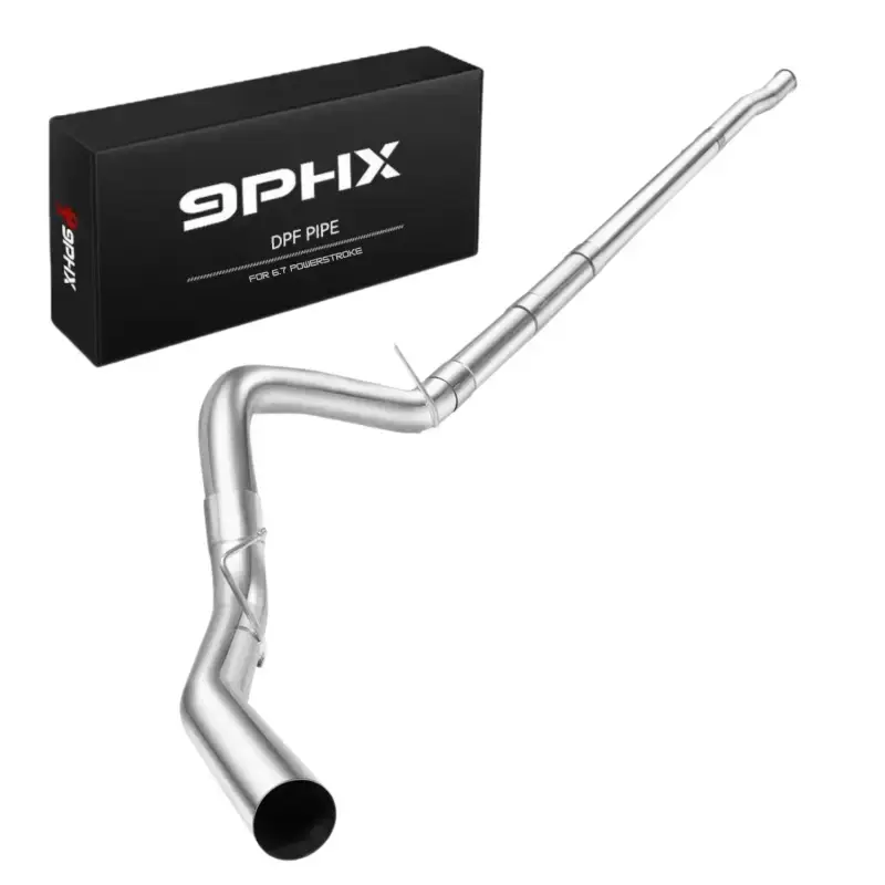 2011-2025 Powerstroke 6.7 DPF Delete Race Pipe 4/5 Inch for Ford F250,F350,F450