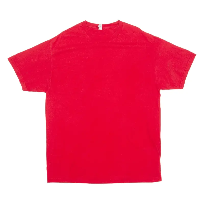 ALSTYLE Mens T-Shirt Red Crew Neck XL