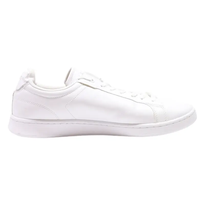 LACOSTE Sneaker Trainers White Leather Mens UK 9.5