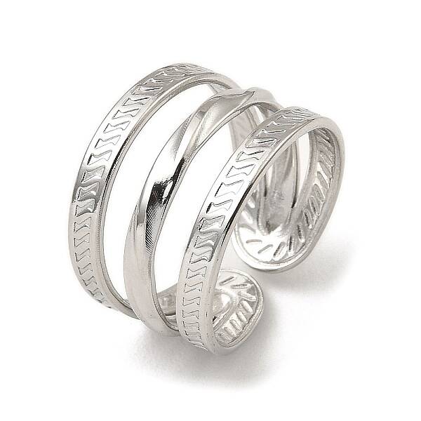 Non-Tarnish 304 Stainless Steel Open Cuff Rings
