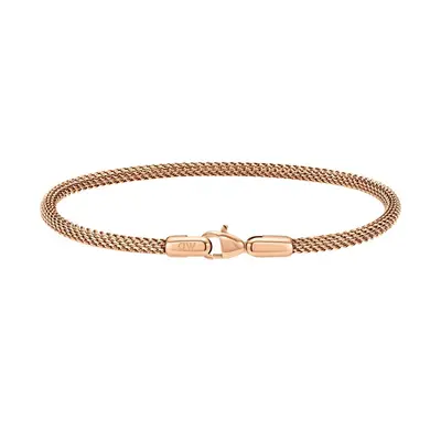 Daniel wellington Fashion Perfect Pair Bronze Steel Mesh Bracelet DW0040068 - Length: 19.5cm