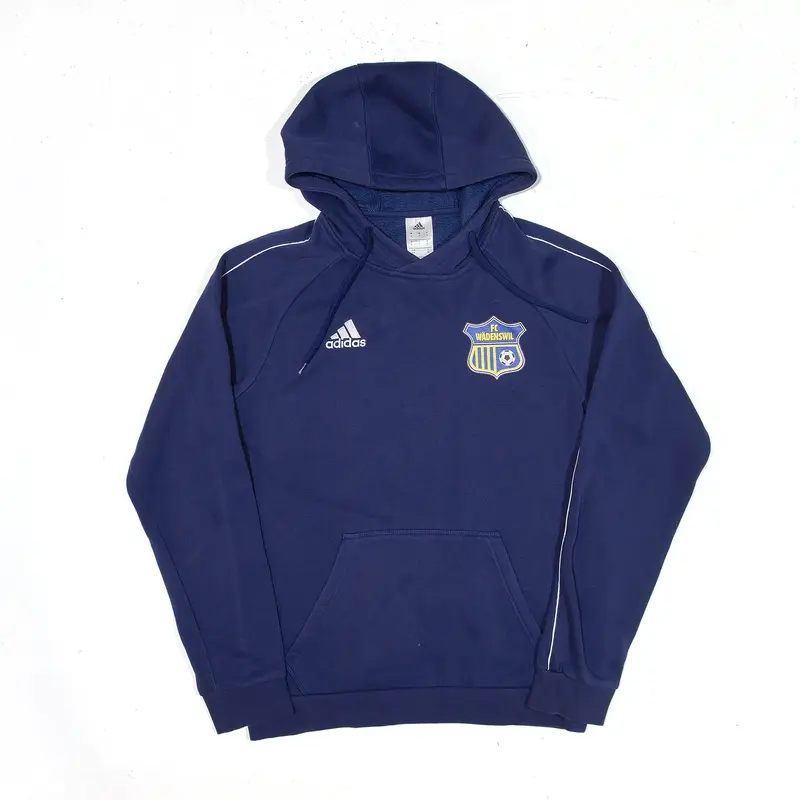 ADIDAS FC Wadenswil Hoodie Blue Pullover Mens S