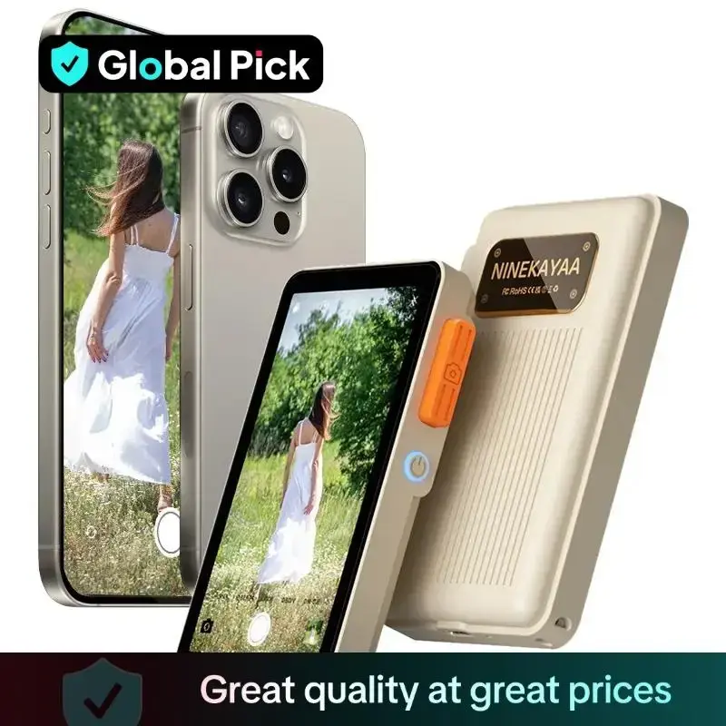 Global Pick NINEKAYAA Phone Rear Camera Screen, Selfie Display Screen, Selfie Auxiliary Tool, Travel Selfie Screen, Vlog Shoo...
