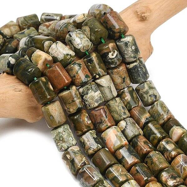 Natural Rhyolite Jasper Beads Strands