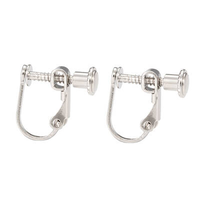 Brass Screw On Clip-on Earring Findings