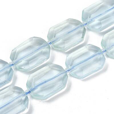 Synthetic Blue Quartz Beads Strands