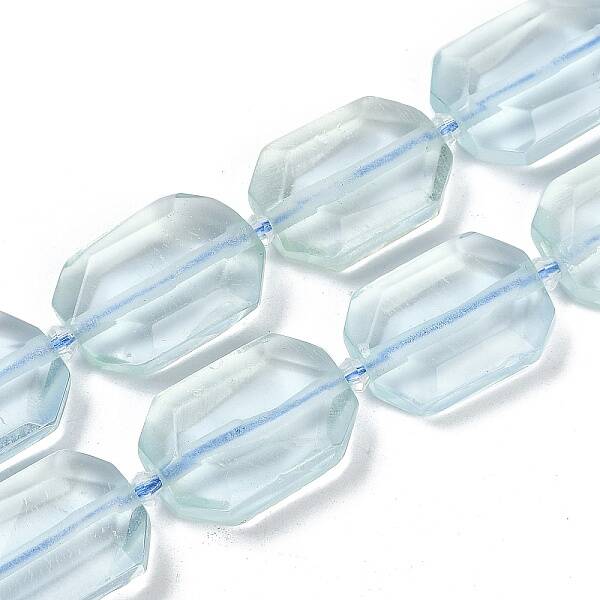 Synthetic Blue Quartz Beads Strands
