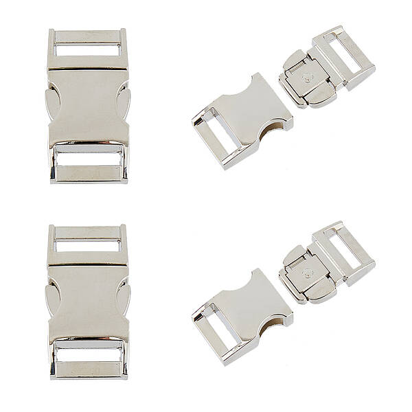 4Pcs Alloy Side Release Buckles