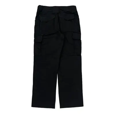 True Spec Cargo Trousers - 30W 28L Black Polyester Blend | Size: 30″ waist