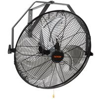VEVOR Wall Mount Fan Waterproof IP44, 3-speed High Velocity Max. 4150 CFM, Industrial Wall Fan, Commercial or Residential for...