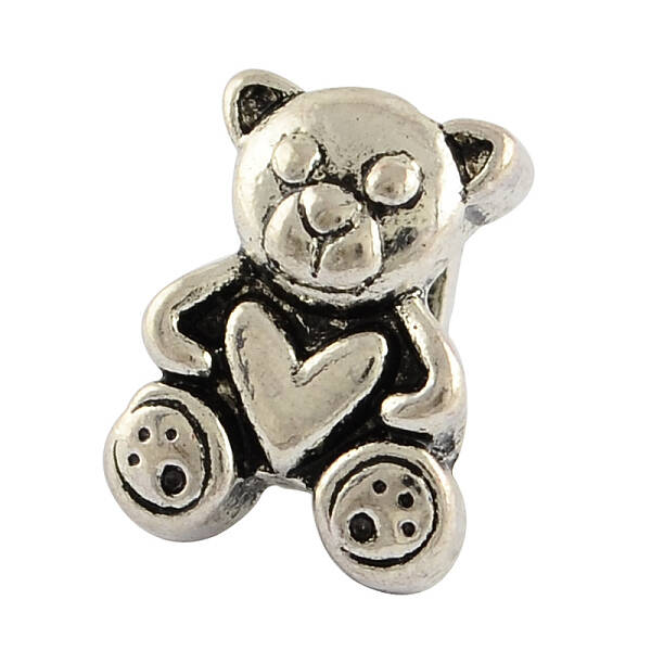 Tibetan Style Alloy Bear European Beads