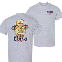 Coors Banquet Golden Retriever TShirt –  Funny Dog Beer Graphic, Casual Trendy Shirt, Gift for Men and Women ,Menswear Top,...