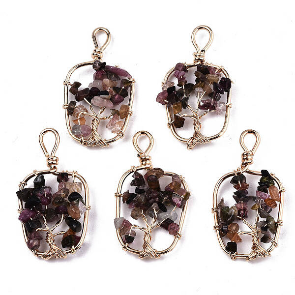 Natural Tourmaline Pendants