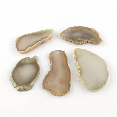 Dyed Mixed Shape Natural Agate Gemstone Big Pendants