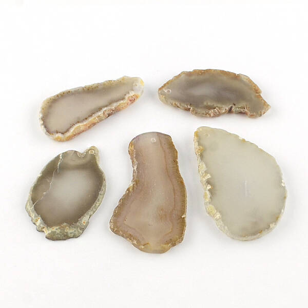 Dyed Mixed Shape Natural Agate Gemstone Big Pendants