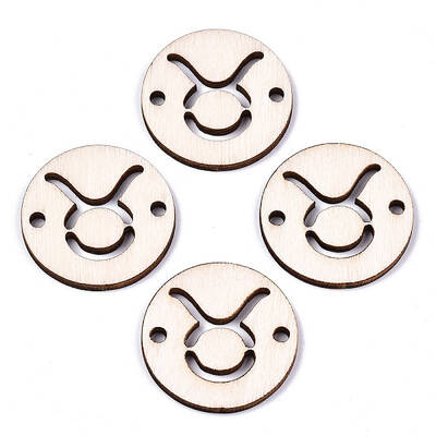 Unfinished Natural Poplar Wood Links Connectors