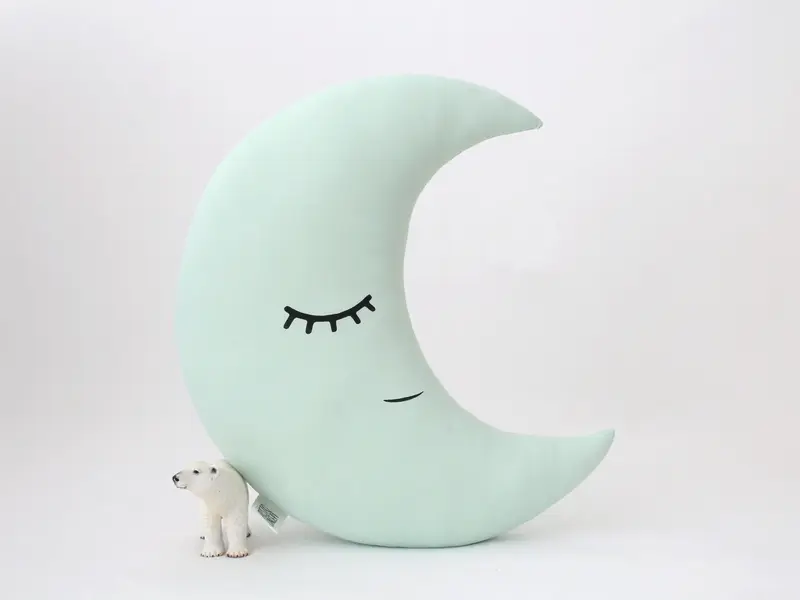 Crescent Moon Pillow (21 colors)