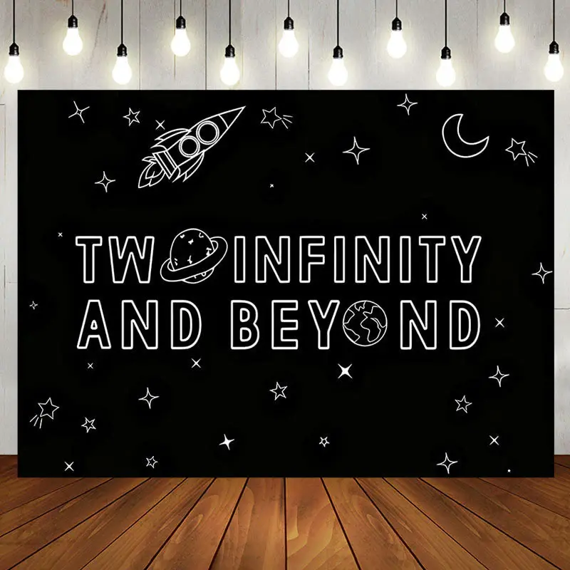 Infinity Beyond Rocket Stars 2nd Birthday Backdrop