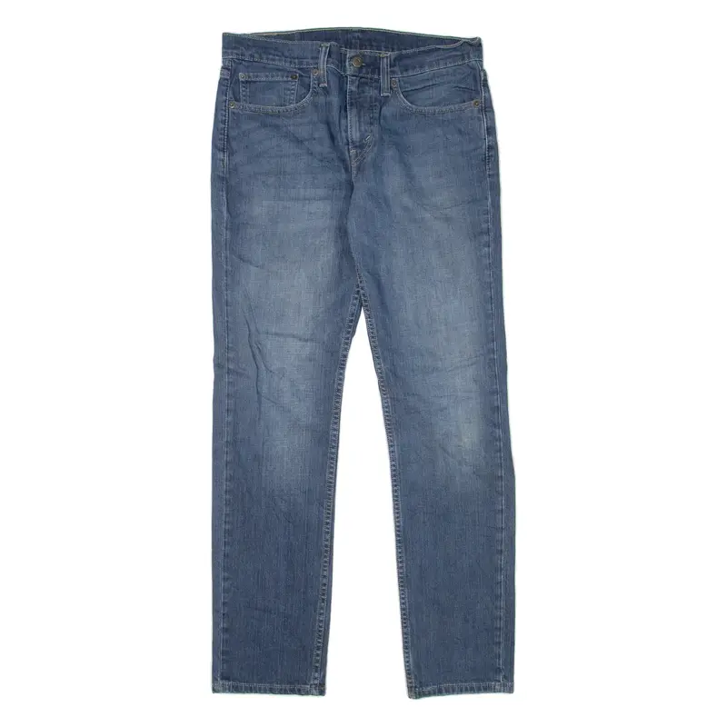 LEVI'S 511 Jeans Mens Blue Slim Straight Stone Wash W32 L32