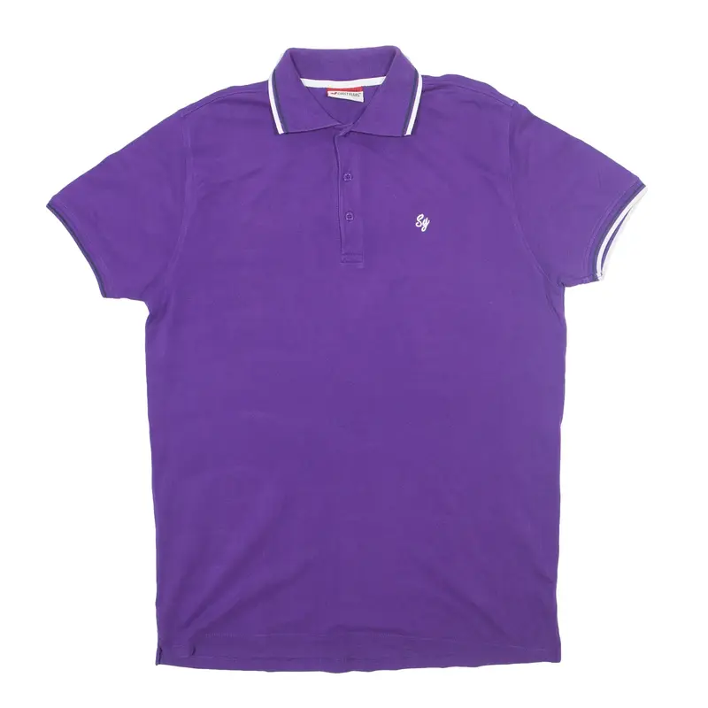 SWEET YEARS Polo Shirt Purple Short Sleeve Mens XL