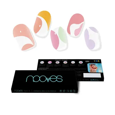 Nooves Premium Glam Paradise Gel Nail Sheets 20 U
