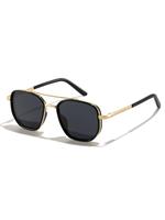 Unisex Simple Style Glasses, Trendy Casual Geometric Frame Glasses for Everyday Use, Fashion Cool Design Accessories for Outd...
