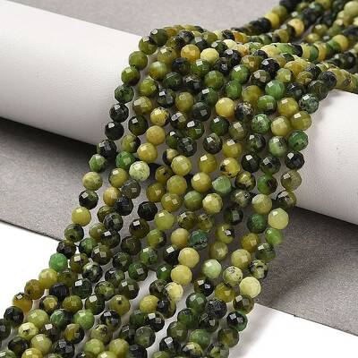 Natural Green Jade Beads Strands