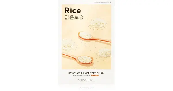 Missha Maschera In Tessuto Emolliente Rice Airy Fit (19 G)
